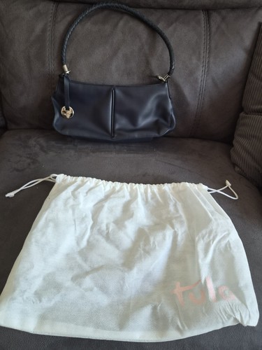 Tula vintage navy leather bag