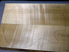Flame Maple Carved Top for
