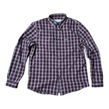 Lacoste Shirt Mens M Red Blue