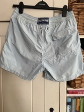 Authentic VILEBREQUIN MOOREA Swim Trunks - Light Blue Medium Men RRP £150