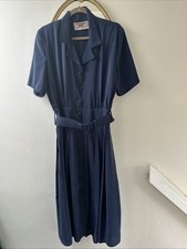 Cockney Rebel Navy Shirt Dress