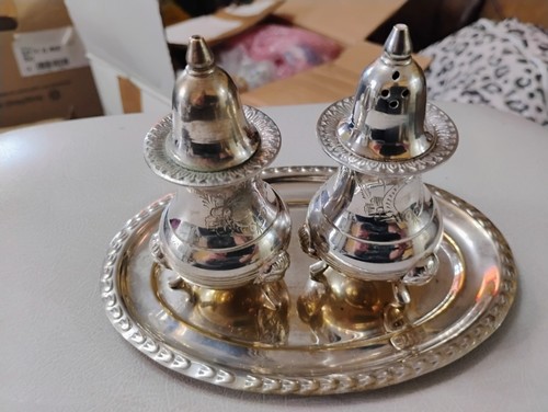 Vintage silver plated cruet