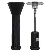 Gas Patio Heater 13kW Commercial & Domestic Use, with Cover - Black