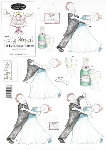 Paper nation decoupage a4 - 3d,