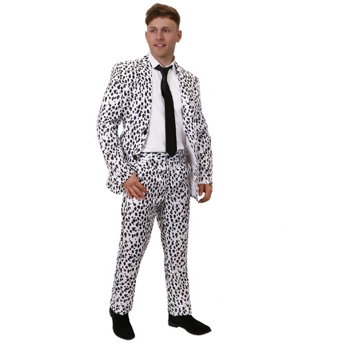 Mens dalmatian suit - suit, fancy