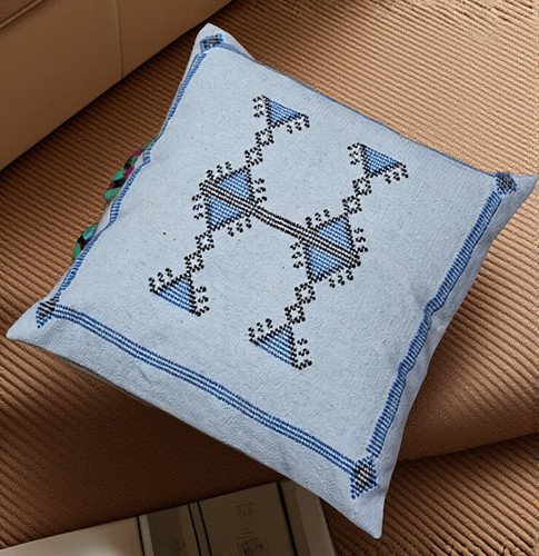 Handwoven sabra pillow - handwoven, cover