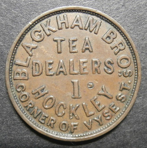 Farthing token 19th century - ,