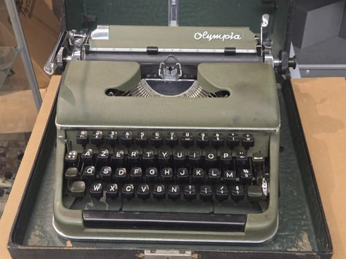 Olympia typewriter antique - olympia,