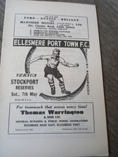 Ellesmere port town v - 65-66,