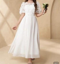 White Flower Girl Dress