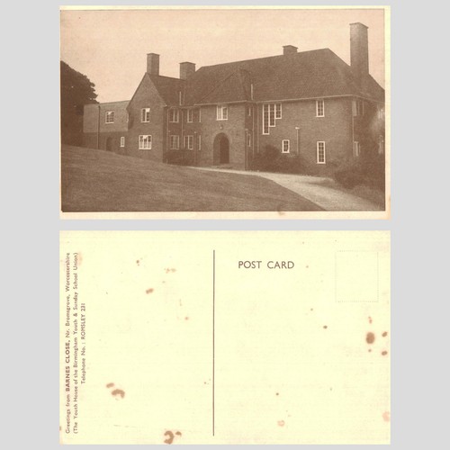 Vintage postcard barnes - vintage,