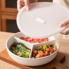 3 Compartments Divided Food