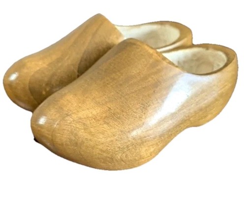 Vtg wooden clogs holland - clogs, dutch