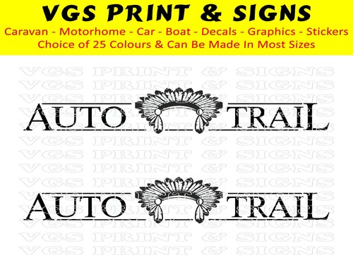 Autotrail motorhome stickers - motorhome,