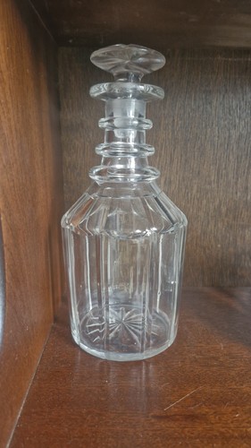 Georgian triple ring glass - ring,