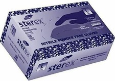 Sterex Blue Nitrile Gloves 