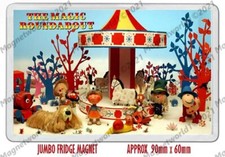 RETRO KIDS TV - THE MAGIC ROUNDABOUT  NEW JUMBO FRIDGE MAGNET OR KEYRING 