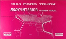 1963 Ford Pickup Truck Body