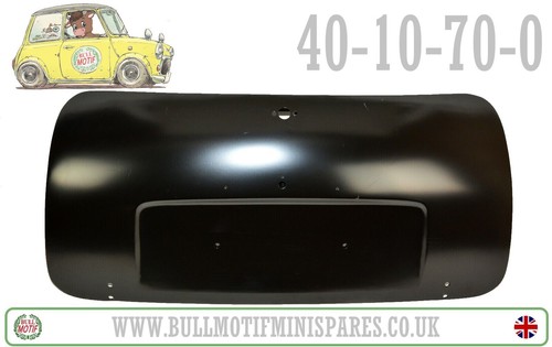 Classic mini boot - lid, open