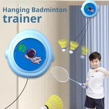 Indoor Badminton Trainer Self Training Tool with Badminton Aid Equipment Solo=