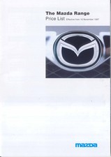 Mazda Price List 1997 121 323 626 MX3 MX5 MX6 Xedos 6 & 9 LCV