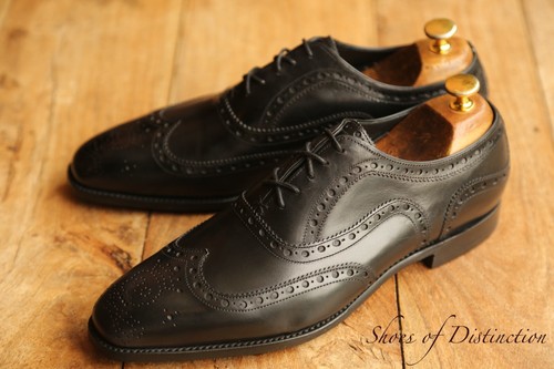 Barker black archdale leather - barker,