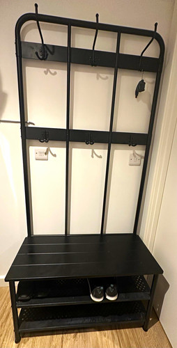 Ikea black metal freestanding - ikea,