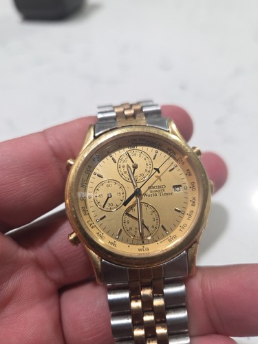 Vintage seiko 5t52 6a29 - vintage,