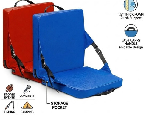 Folding stadium seat cushion - stadium,