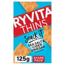 Ryvita Thins Snack It Sea Salt