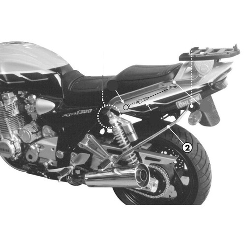 Luggage rack for yamaha - rack, xjr