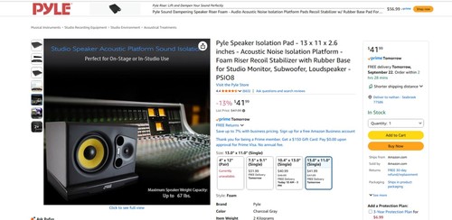 Pyle sound dampening - dampening, speaker