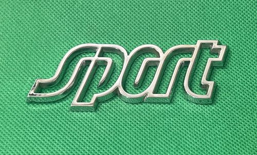 Sport car emblem badge 90x35mm - car,