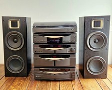 Vintage 5 Piece Kenwood, Series 21 Hifi Stack System with 5.1 Surround Speakers 