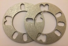 2 X 5mm ALLOY WHEEL SPACERS