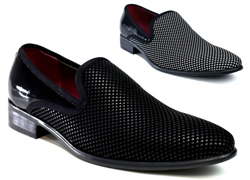 Mens formal black shoes slip - mens,