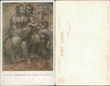 Madonna Child And St Anne Leonardo Da Vinci Burlington House Medici Society 145