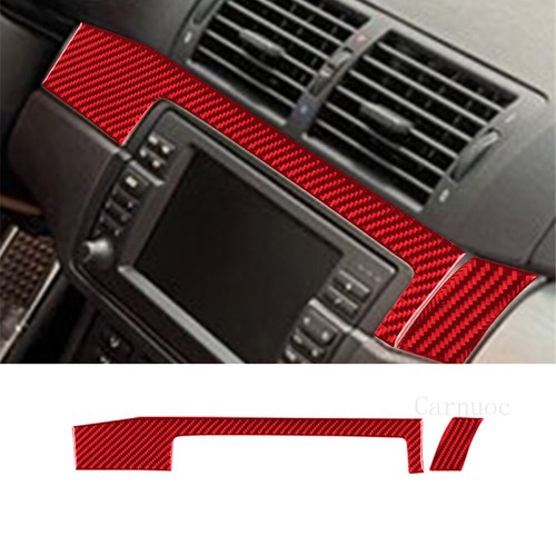 2pcs red carbon fiber interior - 2pcs,
