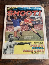 Vintage Shoot! Football Magazine-8th Oct 1977-Inc's Pele's Last Ever Cosmos Game
