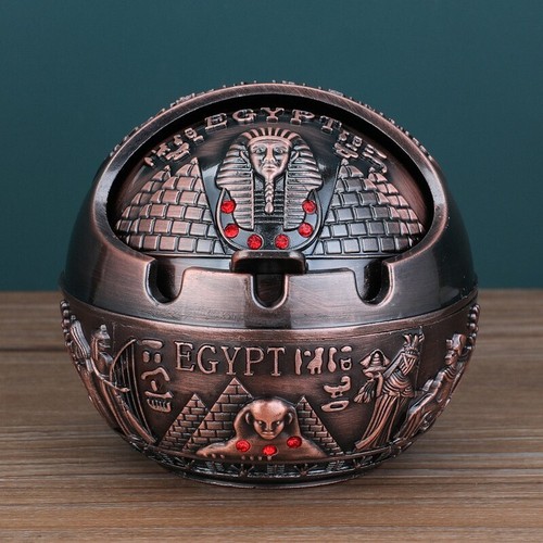 Metal retro decorative ashtray - retro,