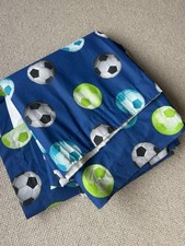 Lined Football Curtains In Excellent Condition