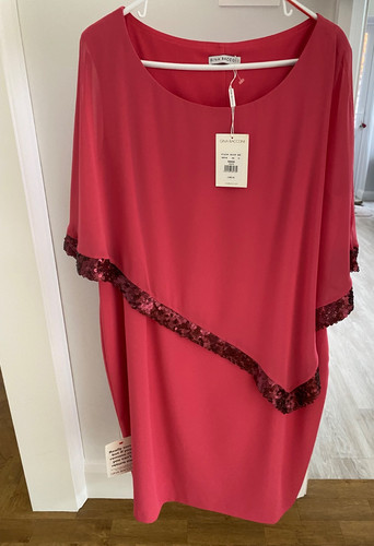 Gina bacconi dress sequin cape - gina,