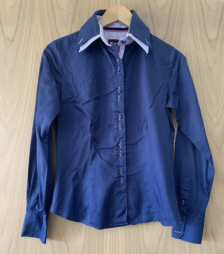 7camicie silvia navy - navy, double