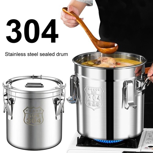 Airtight rice bucket 304 - bucket,