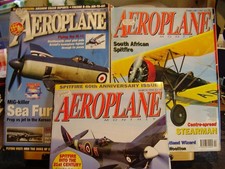 JOB LOT X 12 AEROPLANE MONTHLY AIRCRAFT AVIATION MAGS 1996 1997 1999 2000 - 2002