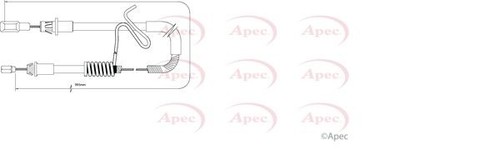 Apec rear right - apec, cable