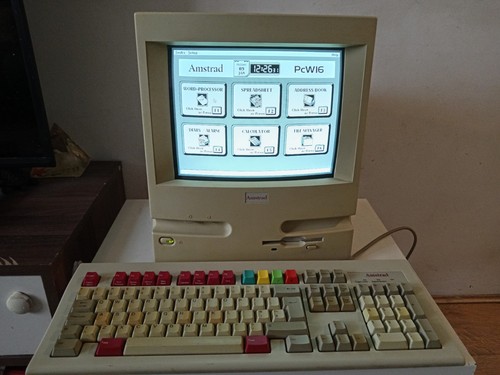 Amstrad pcw16 vintage computer - pcw16,