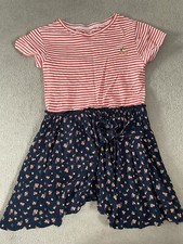 Girls Red And Blue Dress