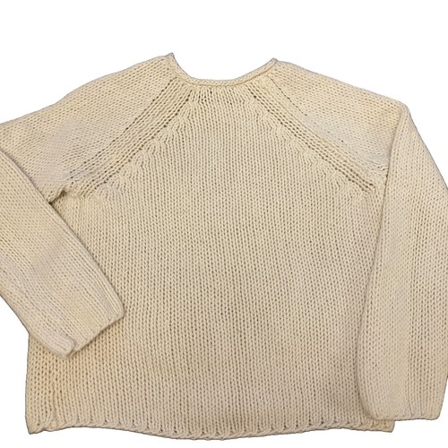 Zara jumper cream chunky knit - zara,