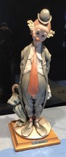 Giuseppe Armani Clown Figurine Signed G. Armani – Capodimonte Style Collectible